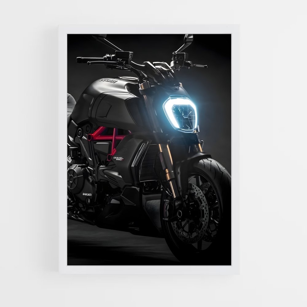 Poster Diavel en Fureur – affiche Ducati (vue 3)